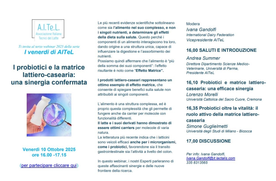 terzo webinar probiotici